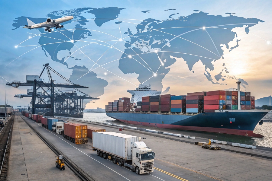 managing a supply chain especially across borders