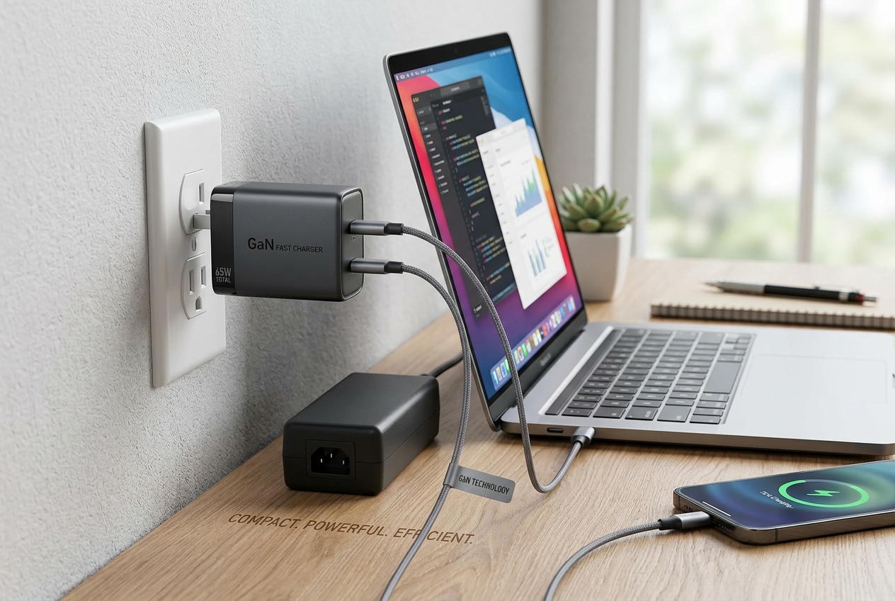 what is a gallium nitride (gan) charger