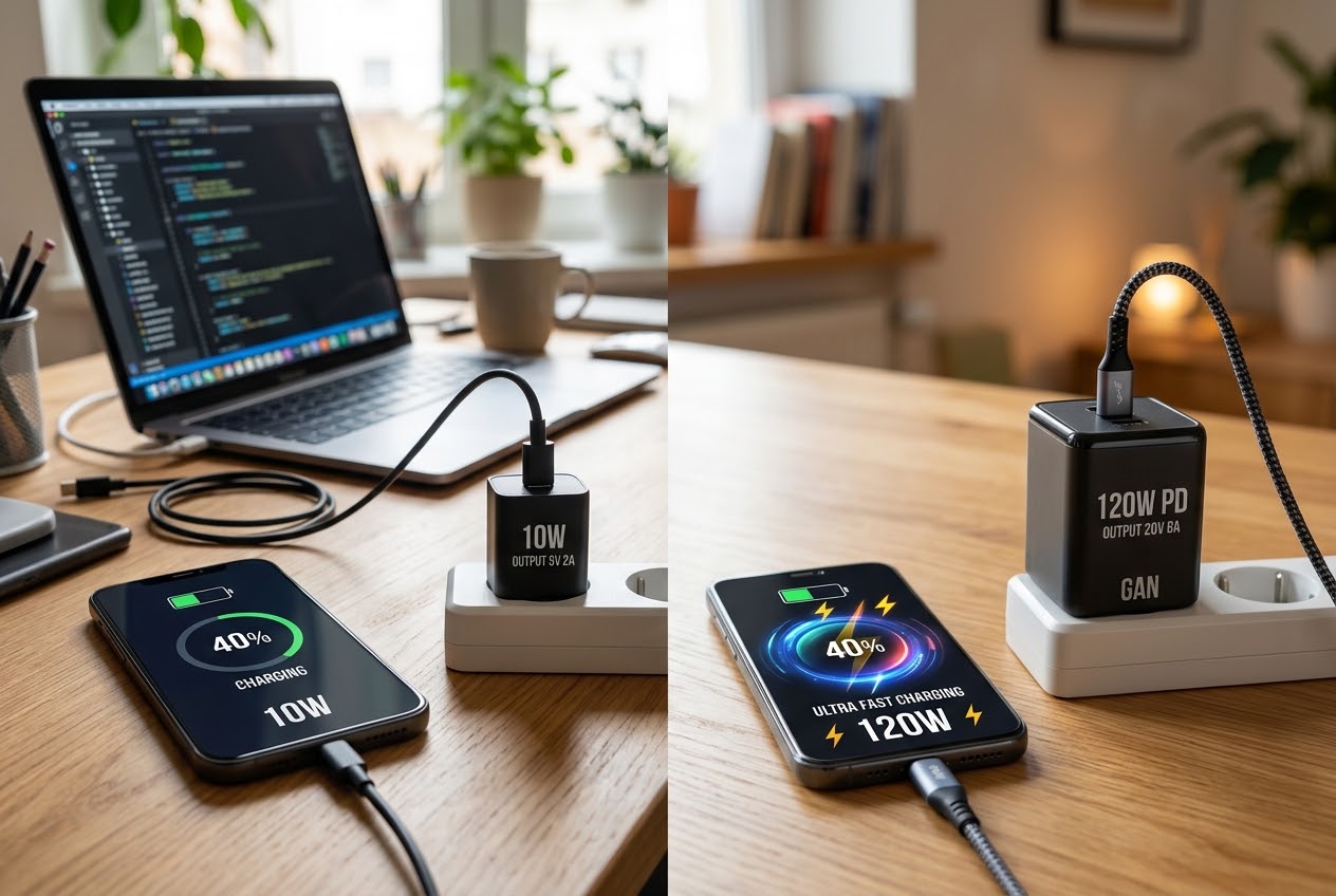 is higher wattage better for a mobile phone charger